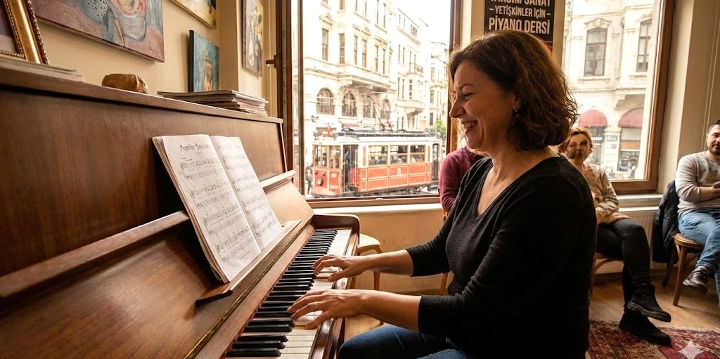 Yetişkinler İçin Piyano Dersi