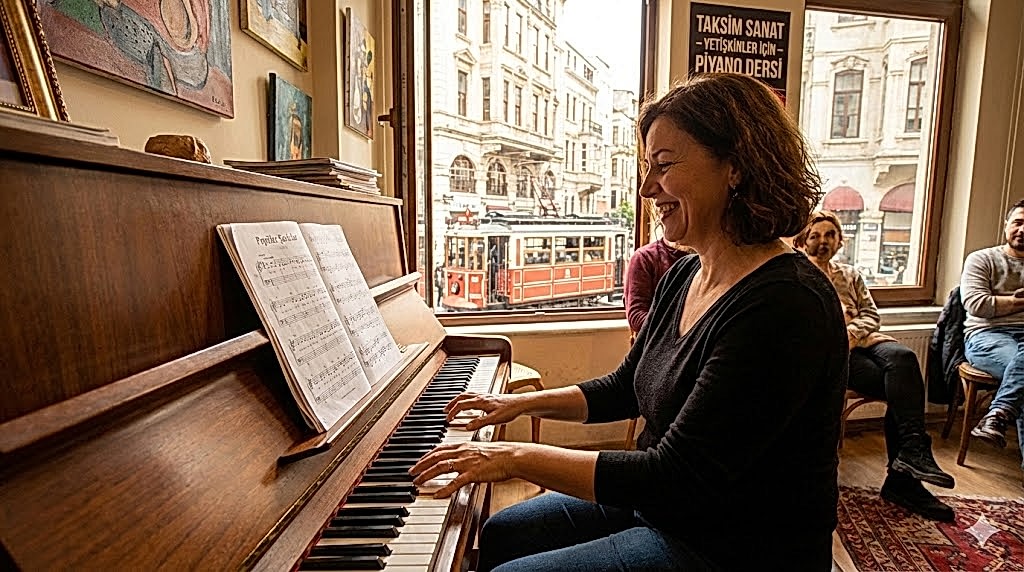 Yetişkinler İçin Piyano Dersi Yetişkinler İçin Piyano Dersi